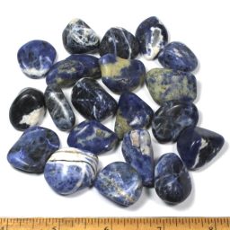 Polished Sodalite Tumbled Stone