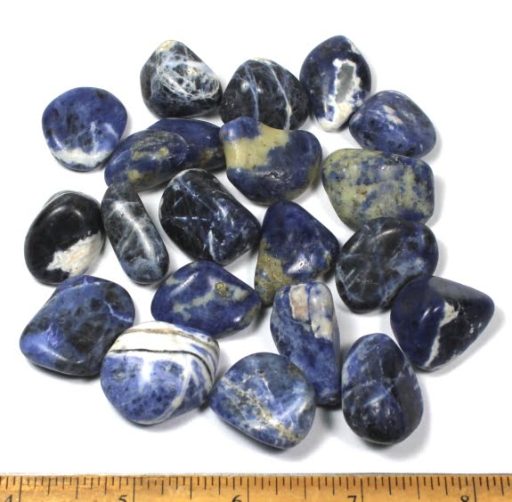 Polished Sodalite Tumbled Stone