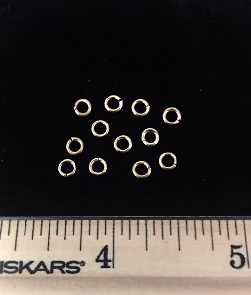 1FN7 Small Gold Color Jump Rings