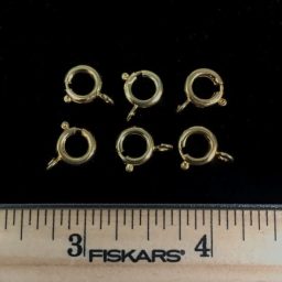 2FN017 Gold Color Spring Ring Clasp