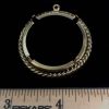2FN27 Gold Color Cabochon Pendant Setting - Image 2