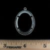 2FN29 Silver Color Cabochon Pendant Setting