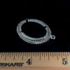2FN31 Silver Color Cabochon Pendant Setting