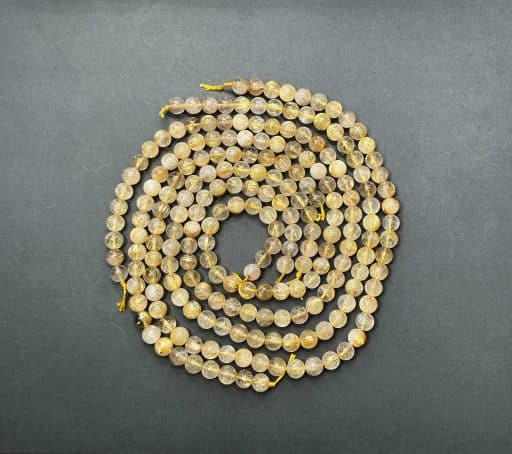 Rutilated Quartz Beads