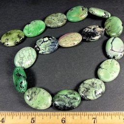 Variscite Oval Shaped Beads