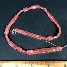 B205 Rhodocrosite Rectangular Beads