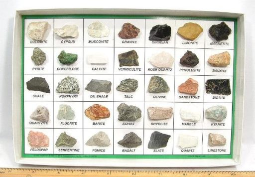 Rock and Mineral Display