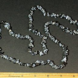 Snowflake Obsidian Necklace