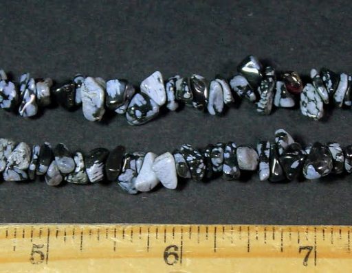 Snowflake Obsidian Necklace