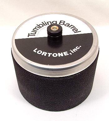 12 lb. capacity barrel. – Lortone