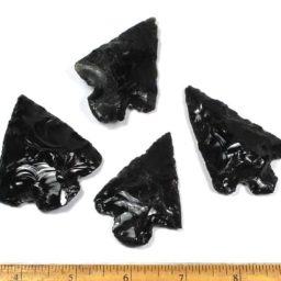 Black Obsidian Arrowhead