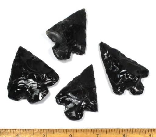 Black Obsidian Arrowhead