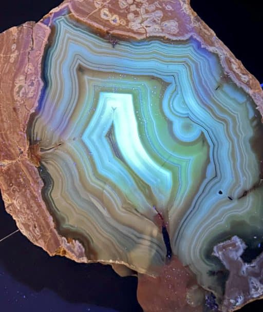 AG311 Turkish Banded Agate in Rhyolite