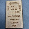 Half Pound Copper Bar