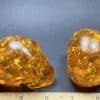 Reconstituted Amber Skulls