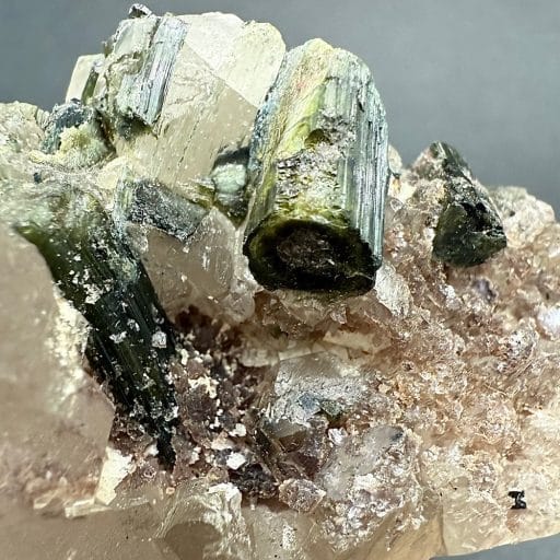 Green Tourmaline Quartz