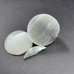 Broken Selenite Sphere