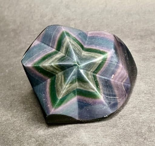 Rainbow Obsidian Star