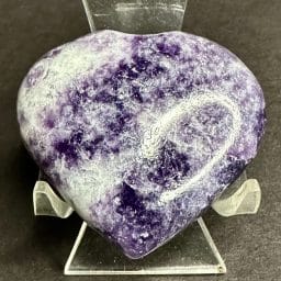 Lepidolite Heart