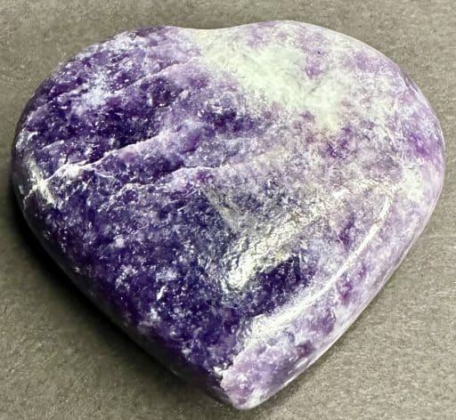 H201 Lepidolite Heart - Image 4