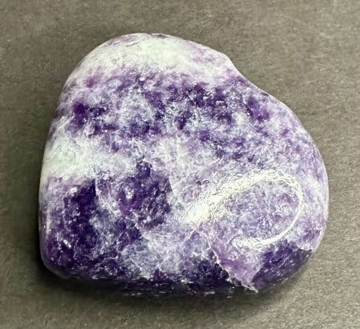 Lepidolite Heart