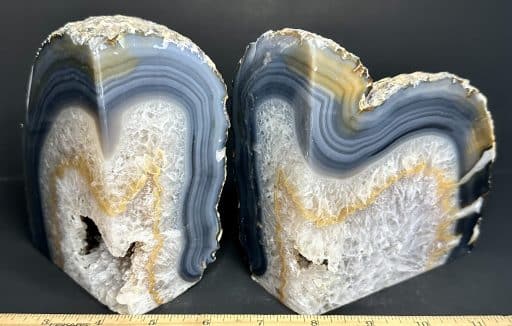 BK405 Brazilian Agate Bookends - Image 4