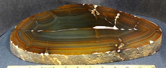 AGB209 Brazilian Agate Slab - The Rock Shed