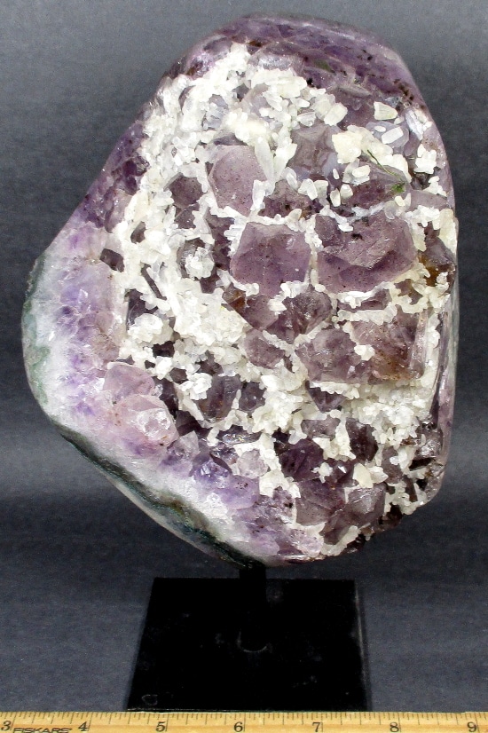 CL214 Amethyst Geode on a Metal Stand - The Rock Shed