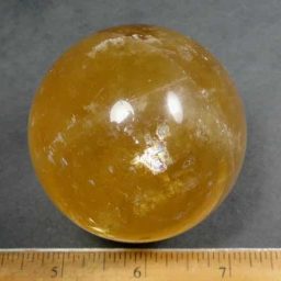 Honey Calcite Sphere