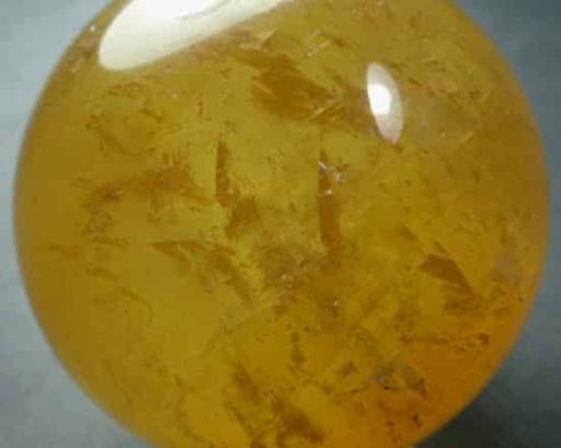 Honey Calcite Sphere