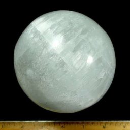 White Selenite sphere