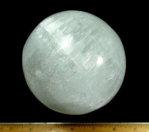 White Selenite sphere