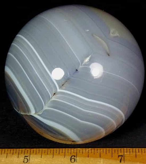 Agate sphere from Uruguay