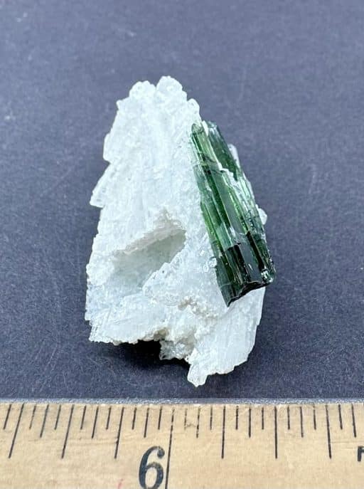 M704 Green Tourmaline in Cleavelandite Matrix - Image 3