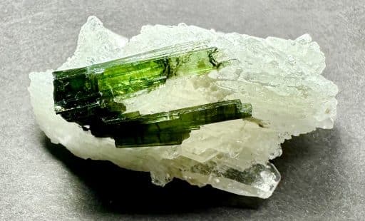 M704 Green Tourmaline in Cleavelandite Matrix - Image 5