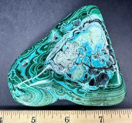 PR112 Malachite Chrysocolla Free Form - Image 5