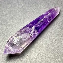 12-Sided Double Terminated Amethyst Vogel Wand