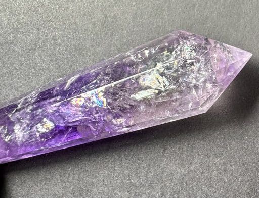 12-Sided Double Terminated Amethyst Vogel Wand