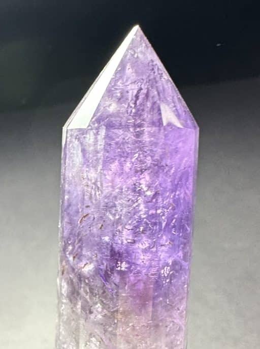 PR516 12-Sided Double Terminated Amethyst Vogel Wand - Image 6