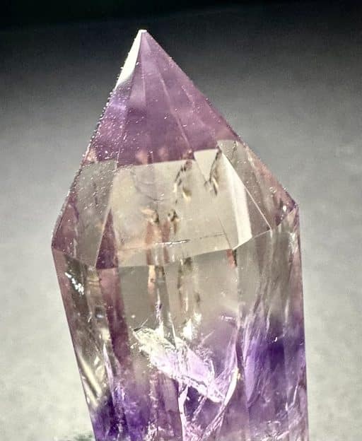 PR516 12-Sided Double Terminated Amethyst Vogel Wand - Image 7