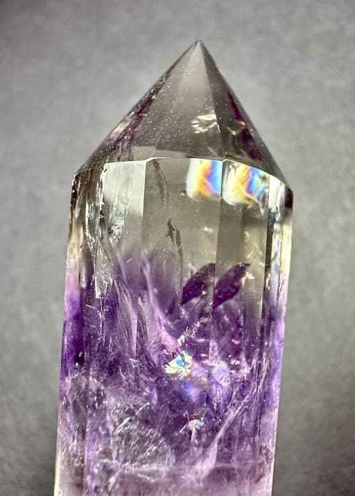 12-Sided Double Terminated Amethyst Vogel Wand