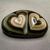 Rainbow Obsidian Heart