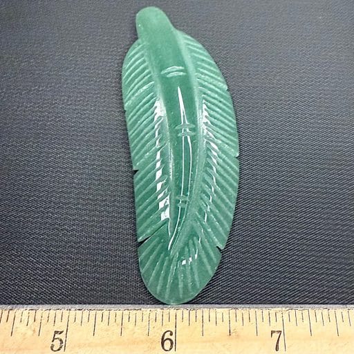 CV111 Green Aventurine Feather - Image 2