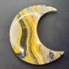 Bumble Bee Jasper Half Moon