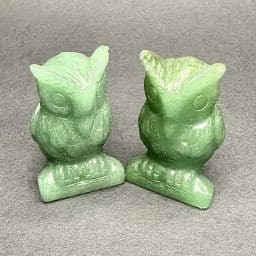 Green Aventurine Owl