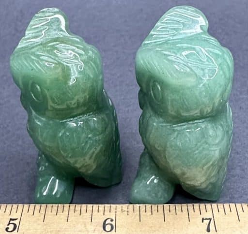 CV211 Green Aventurine Owl - Image 3