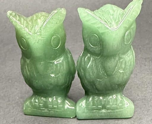 CV211 Green Aventurine Owl - Image 4