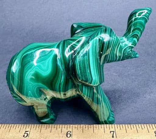 CV315 Malachite Elephant - Image 2