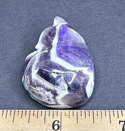 CV414 Banded Amethyst Sleeping Fox - Image 2