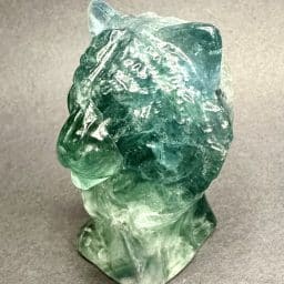 Fluorite Wolf Head